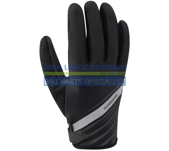 SHIMANO LONG GLOVES rukavice, černá