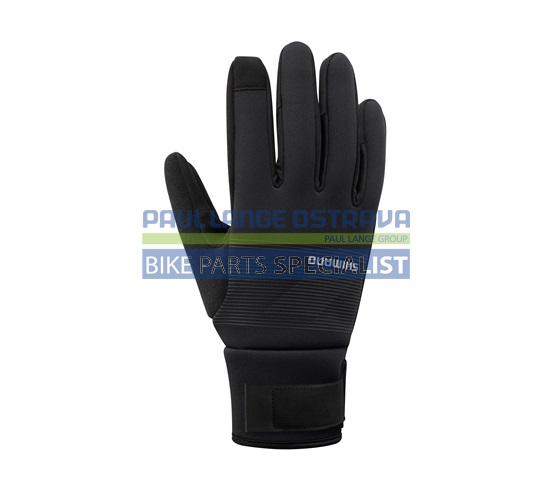 SHIMANO WINDBREAK THERMAL rukavice (5-10°C), černá