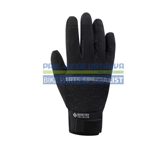 SHIMANO INFINIUM™ INSULATED GORE-TEX rukavice (0-5°C), černá