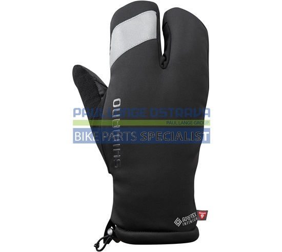 SHIMANO INFINIUM PRIMALOFT 2x2 rukavice (pod 0°C), černá