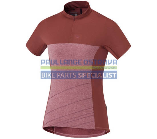 SHIMANO dámský TRAIL dres, garnet růžová