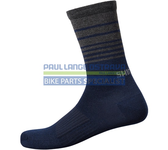 SHIMANO ORIGINAL WOOL TALL ponožky, modrá