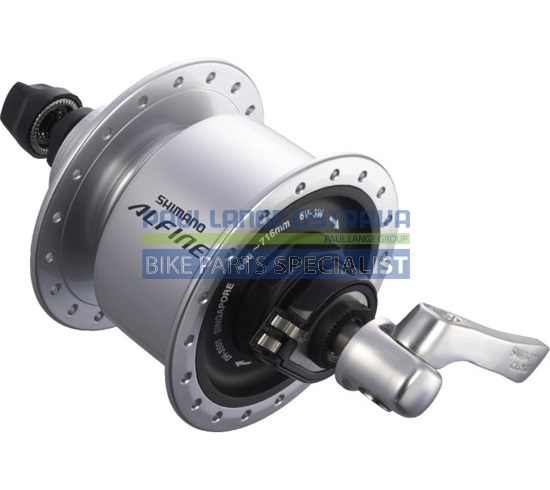 SHIMANO dynamo nába DH-S501 Alfine RU typ pr ocenter lock 6V-3W 32 děr černá + SM-DH10