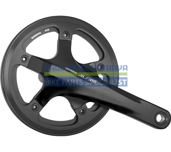 SHIMANO kliky ALFINE FC-S501 integr.klika 1x8 170 mm 42z černé +BB misky + double kryt bal
