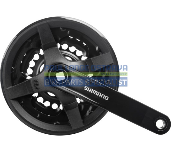 SHIMANO kliky TOURNEY FC-TY301 4hran 3x6/7/8 150mm 42x34x24z s krytem černé