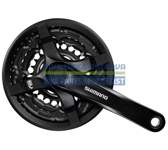 SHIMANO kliky TOURNEY FC-TY501 4hran 3x6/7/8 170mm 42x34x24z s krytem černé