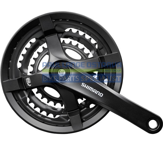 SHIMANO kliky TOURNEY FC-TY501 4hran 3x6/7/8 170mm 48x38x28z s krytem černé