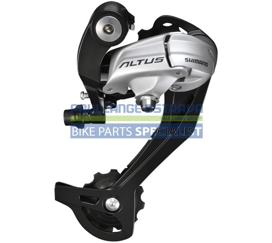 SHIMANO přehazovačka ALTUS RD-M370 9 rychl SGS typ MTB přímá montáž 45 z. min/max: 11/34 z stříbrná