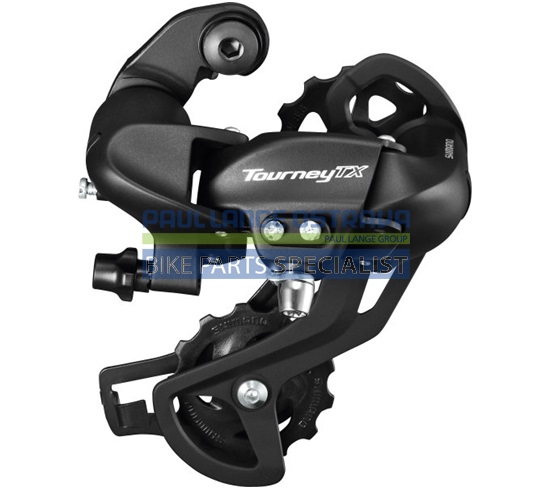 SHIMANO přehazovačka TOURNEY RD-TX80 SGS typ 7/8 rychl klasická pruž černá