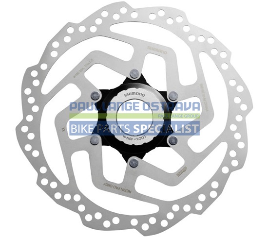 SHIMANO brzdový kotouč TX SM-RT10 center lock 180 mm + lock ring pouze pro resin des. bal