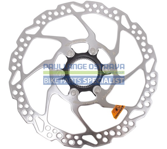 SHIMANO brzdový kotouč DEORE SM-RT54 center lock 180 mm + lock ring pouze pro resin des. bal