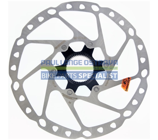 SHIMANO brzdový kotuč DEORE SM-RT64 center lock 180 mm + lock ring vnější bal