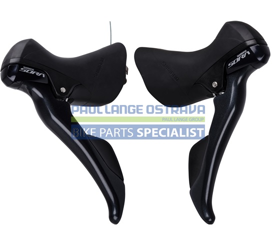 SHIMANO řad/brzd páčka SORA ST-R3000 pár 2 x 9 rychl pro sil/can brz