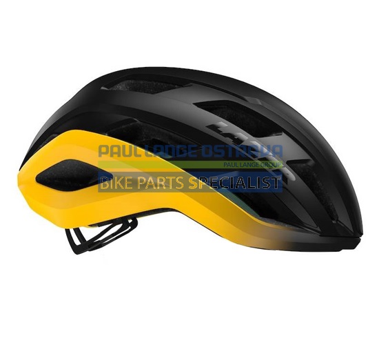 LAZER silniční přilba STRADA KinetiCore, černá mat/žlutá, M/55-59 cm