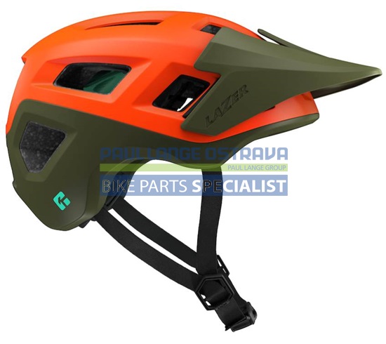 LAZER MTB přilba COYOTE KinetiCore, oranžová/zelená, S/52-56 cm