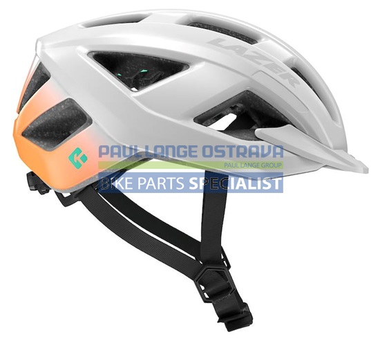 LAZER volnočasová přilba CERRO KinetiCore, bílá/oranžová, L/58-61 cm
