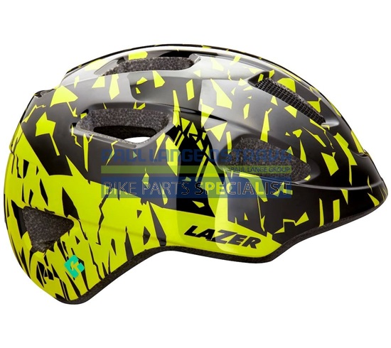 LAZER dětská přilba NUTZ KinetiCore, černá/reflexní žlutá, UNI/50-56 cm