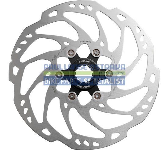 SHIMANO brzdový kotuč Ostatní SM-RT70 center lock 203 mm pro Ice tech + lock ring vnitřní bal