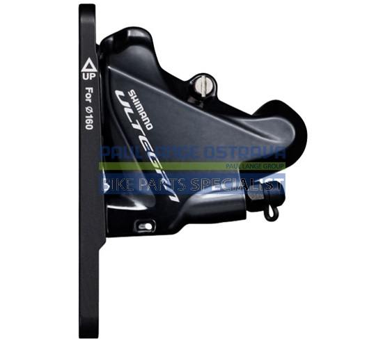 SHIMANO brzda ULTEGRA BR-R8070 kot (hydr) třmen přední flat mount polymer + chladič pro 140 RT