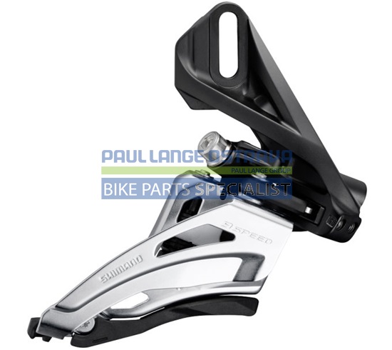 SHIMANO přesmykač MTB ostatní FD-MT400 pro 2x9, př mont D-typ, SIDE SWING, front pull 14z