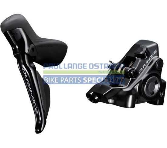 SHIMANO kot brzd-set DURA-ACE BR-R9270-KIT zadní/ST-R9270 Di2 (J-kit) FLAT MOUNT polymer+chladič SMB