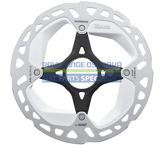 SHIMANO E-BIKE SYSTEMS brzdový kotouč RT-EM810 center lock 160 mm + lock ring (internal) bal