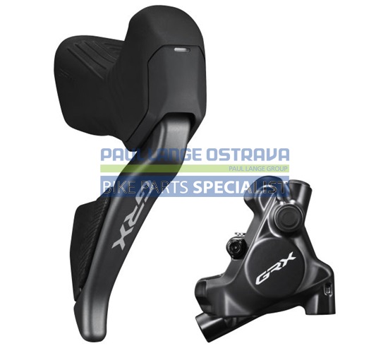 SHIMANO kot brzd-set GRX BR-RX820/ST-RX825 zadní BR/pravá ST FLAT MOUNT polymer+chladič SMBH90/1700m