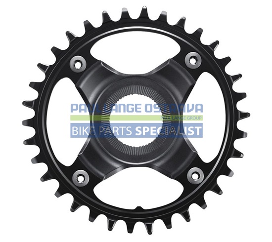 SHIMANO E-BIKE SYSTEMS převodník E8000/SM-CRE70, 12 rychl, 104 mm / 55 mm bez krytu, černá, 36 z.