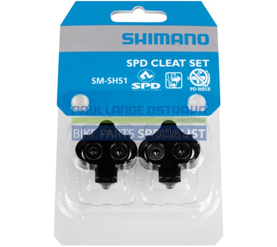 SHIMANO zarážky SMSH51 SPD jednosměrné uvolnění bez plátu bal