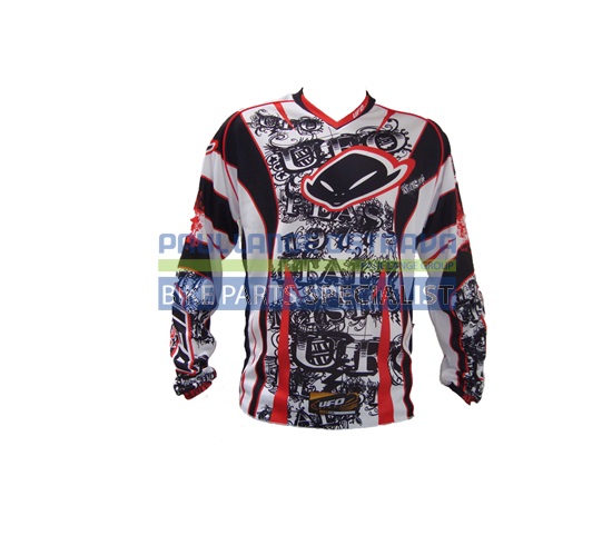 UFO PLAST dres dlouhý rukáv, MISTIC, bílý, XL