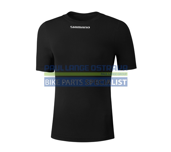 SHIMANO VERTEX funkční tričko s krátkým rukávem, černá