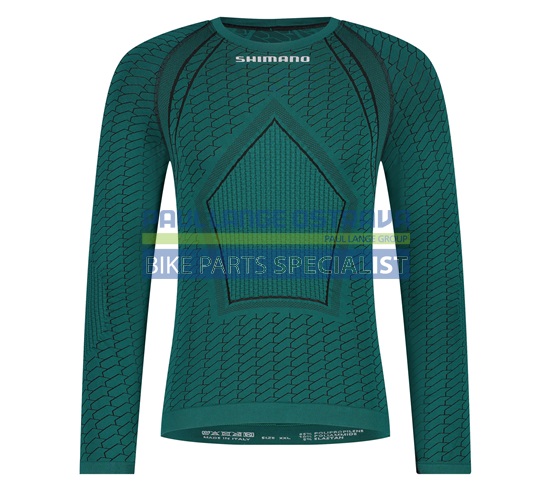 SHIMANO VERTEX pánské triko pod dres, zelené, XXL
