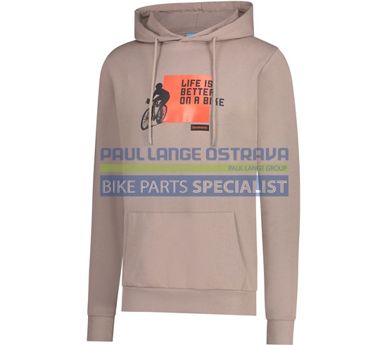 SHIMANO GRAPHIC HOODIE mikina, pánská, šedá