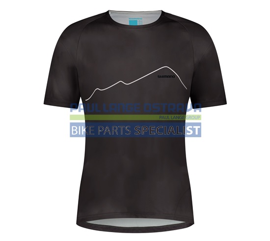 SHIMANO SENTIERO dres krátký rukáv, pánský, šedá, M