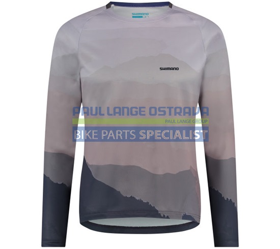 SHIMANO SENTIERO dres s dlouhým rukávem, pánský, béžová, S