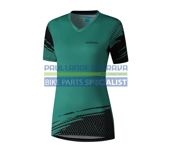 SHIMANO dámský SAIKO dres krátký rukáv, zelená