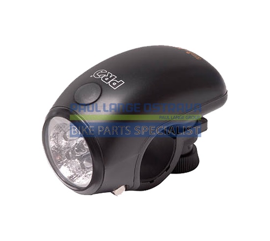 PRO světlo/blikačka přední LED-01, 2 funkce, stříbrné