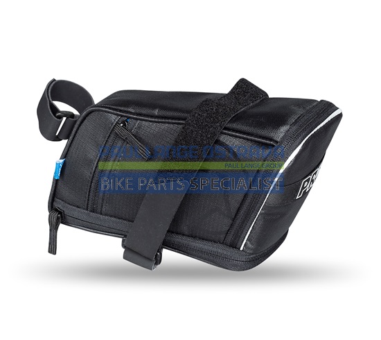 PRO podsedlová brašna MAXI PLUS, upevnění popruhem, 1,5-2l, černá