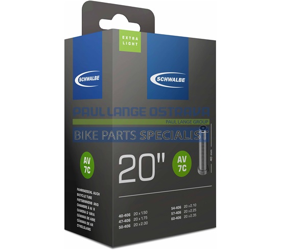 SCHWALBE duše EXTRALIGHT 20", 40/60-406