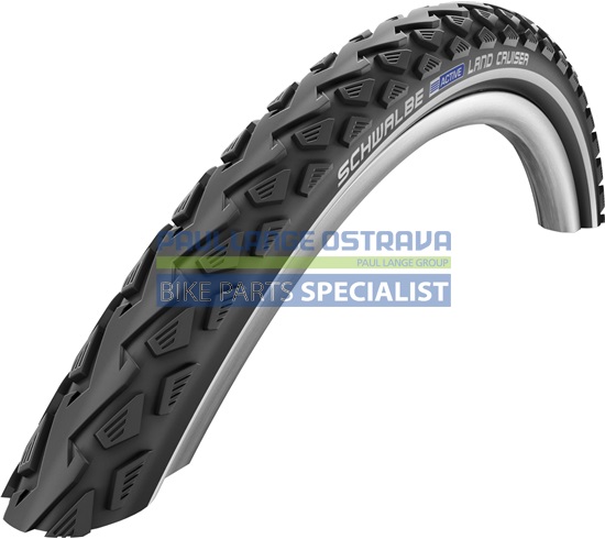 SCHWALBE plášť LAND CRUISER,47-559,26x1.75,K-Guard,dušový,drát,750 g,černá
