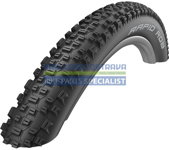 SCHWALBE plášť RAPID ROB,57-559,26x2.25,K-Guard,dušový,drát,720 g,černá/bílá