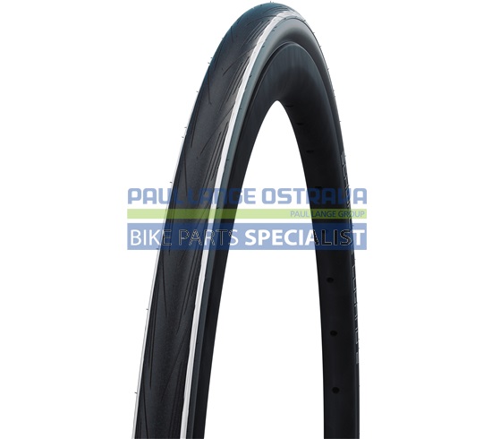 SCHWALBE plášť LUGANO II,25-622,700x25C,K-Guard,dušový,drát,365 g,černá/bílá
