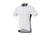 SHIMANO dres, celopropínací, bílá, M