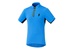 SHIMANO dres polo, lightning modrá, M