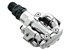 SHIMANO pedály MTB-ostatní PD-M520 SPD zarážky SM-SH51 bez odrazek stříbrná