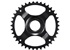 SHIMANO E-BIKE SYSTEMS převodník EP600, 9/10/11 rychl, 104 mm/50 mm bez krytu, černá, 38 z.