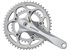 SHIMANO kliky SORA FC-R345 oktalink 2x9 170 mm 50x34z bez krytu stříbrné