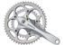 SHIMANO kliky SORA FC-R345 oktalink 2x9 175 mm 50x34z bez krytu stříbrné