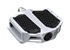 SHIMANO pedály MTB-ostatní PD-EF205 Flat Pedal bez zarážek bez odrazek stříbrná pro E-Bike/Trekking