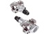 SHIMANO pedály MTB-ostatní PD-M505 SPD zarážky SM-SH51 bez odrazek stříbrná